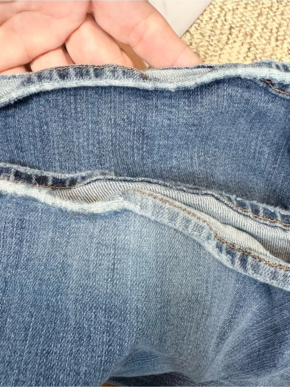 Lucky Jeans Mens 34 361 Vintage Blue Straight Leg Mid Rise Medium Wash Relaxed